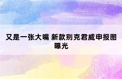 又是一张大嘴 新款别克君威申报图曝光